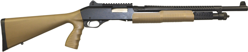 STEVENS 320 TACTICAL 12GA 3″ – 18.5″ PG HEAT SHIELD FDE