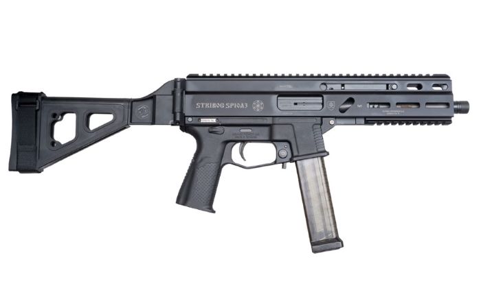 GRAND POWER STRIBOG SP10A3 – 10MM 8″ BBL 20RD W/ BRACE BLK