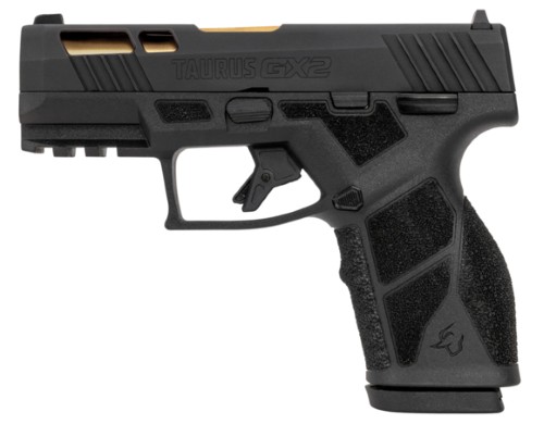 TAURUS GX2 9MM 13-SHOT ADJ. – SLIDE CUTS GOLD PVD BBL MATTE