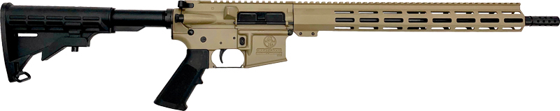 GLFA AR15 RIFLE 223 WYLDE – 16″ NIT BBL FDE