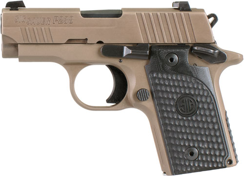 SIG P238 EMPEROR SCORPION 380 – ACP SAO (1)6RD&(1)7RD FDE