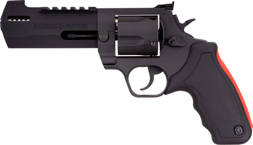 TAURUS RAGING HUNTER 44MAG – 5 1/8″ 6-SHOT BLUED RUBBER