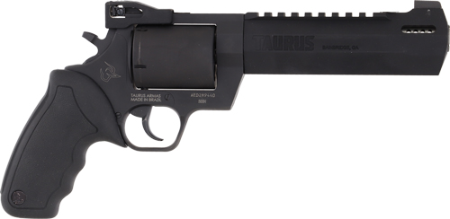 TAURUS RAGING HUNTER 500S&W – 6 3/4″ 5-SHOT BLUED RUBBER