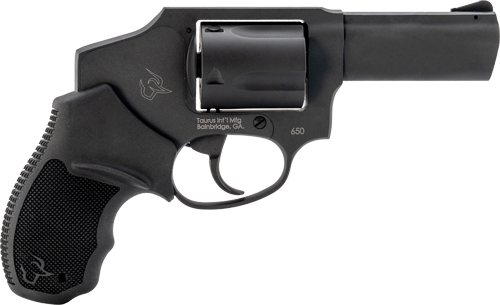 TAURUS 650 357MAG 3″ FIXED – 5-SHOT BLACK RUBBER