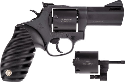 TAURUS 692 38/357/9MM 3.” ADJ. – 7-SHOT PORTED MATTE BLK RIBBER