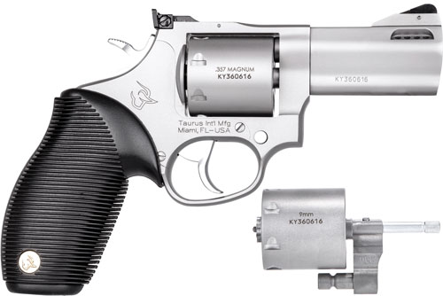TAURUS 692 38/357/9MM 3.” ADJ. – 7-SHOT PORTED SS RIBBER