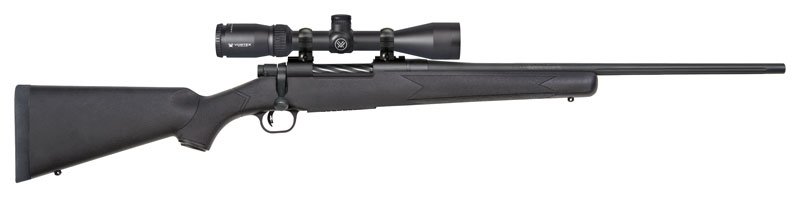 MOSSBERG PATRIOT COMBO 243WIN – 22″ VORTEX 3-9X40 BLUED/SYN
