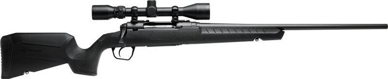 SAVAGE AXIS XP 7MM-08 20″ – COMPACT W/3-9X40 BLACK/BLACK