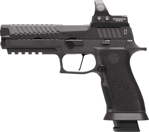 SIG P320 XFIVE MAX 2 9MM 5″ – ROMEO3MAX (4)21RD BLACK