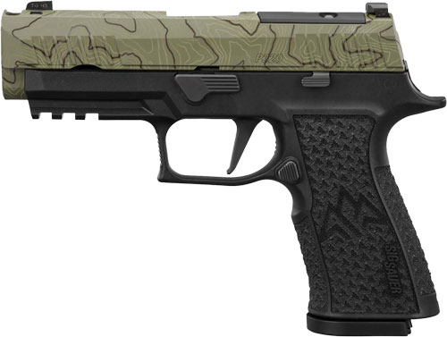 SIG P320 XTEN ENDURE 10MM 3.8″ – (3)15RD LXG GRIP MOSS GREEN