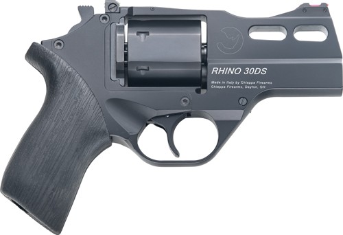 CHIAPPA RHINO 30DS 357MAG – 3″ ADJ. SIGHT BLACK/RUBBER