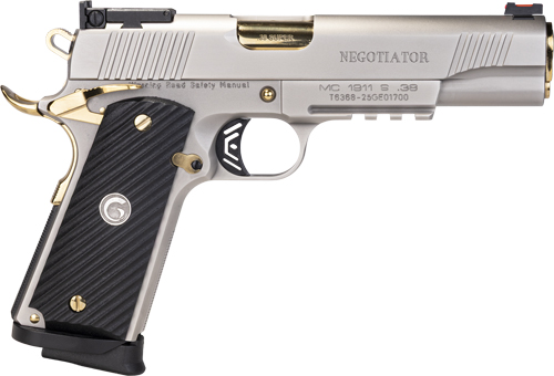 GIRSAN 1911 NEGOTIATOR TALO – 38 SUPER 5″ 9RD TITANIUM/GOLD