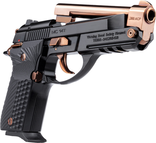 GIRSAN MC14T COLORWAY 380ACP – G10 13RDS ROSE GOLD/GLOSS BLK