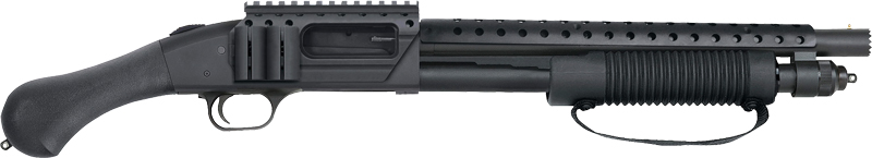 MOSSBERG 590 SHOCKWAVE SPX – 12GA 3″ 6RD W/BREACHER BLUED