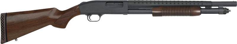 MOSSBERG 590 RETRO 12GA 3″ 7RD – 18.5″ BLUED/WALNUT