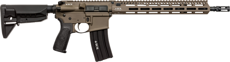 BCM RECCE-14 MCMR AR-15 5.56MM – 14.5″ M-LOK FLAT DARK EARTH