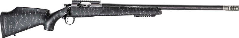 CHRISTENSEN TRAVERSE 7MM PRC – 26″ THREADED CF SS/BLACK-GRAY