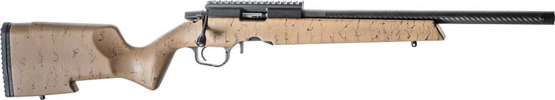 CHRISTENSEN RANGER 22WMR 18″ – CF BBL/STOCK TAN W/BLACK WEB