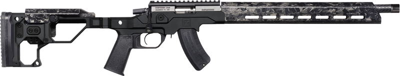 CHRISTENSEN MPR RIMFRE 22LR – 16″ CF/CHASSIS BLACK ADJ FLDG