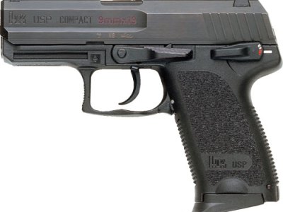 HK USP9 COMPACT V1 DA/SA 9MM – 3.58″ BBL 2-13RD BLACK