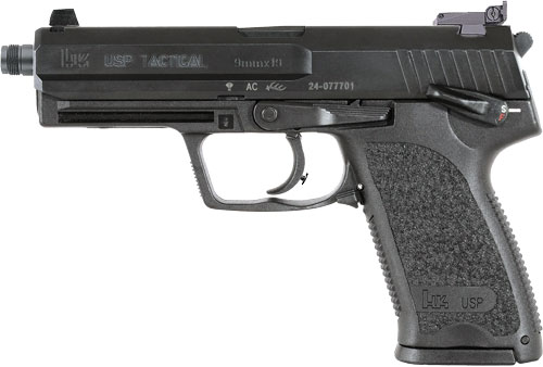 HK USP9 TACTICAL V1 9MM – 4.86″ BBL 2-15RD BLACK