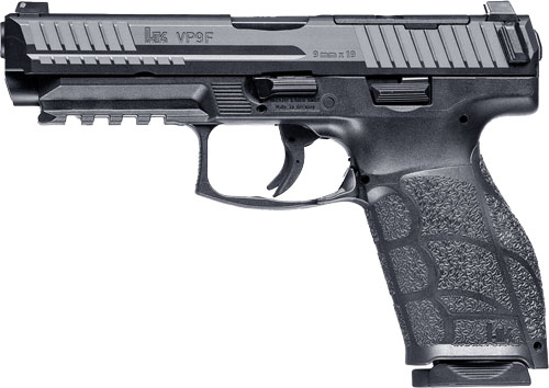HK VP9A1 F OPTICS READY 9MM – 4.5″ BBL 2-10RD MAGS BLACK