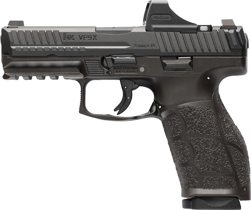 HK VP9A1 X W/ HOLOSUN SCS  9MM – 4.09″ 1-17RD 1-20 MAG BLACK