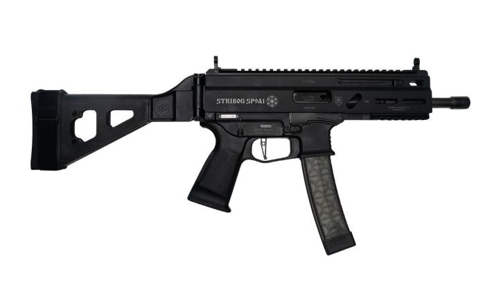 GRAND POWER STRIBOG SP9A1 9MM – 8″ BBL 30 RD MAG W/ BRACE BLK