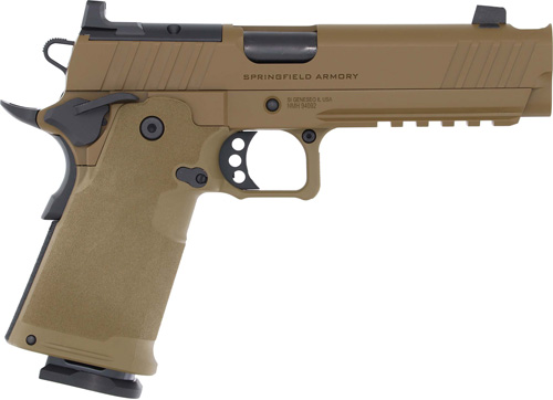 SPRINGFIELD 1911 DS PRODIGY – COMP 9MM 5″ COYOTE BROWN 10RD