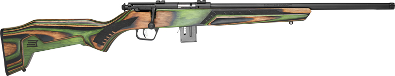 SAVAGE 93 MINIMALIST 22WMR – 18″ MATTE/GREEN LAMINATE