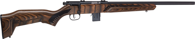 SAVAGE 93 MINIMALIST 22WMR – 18″ MATTE/BROWN LAMINATE