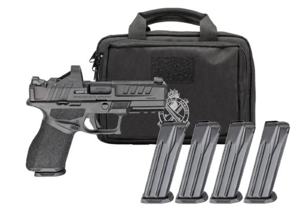 SPRINGFIELD HELLCAT PRO COMP – 9MM 3.8″ 15RD 4 MAGS GEAR PAC