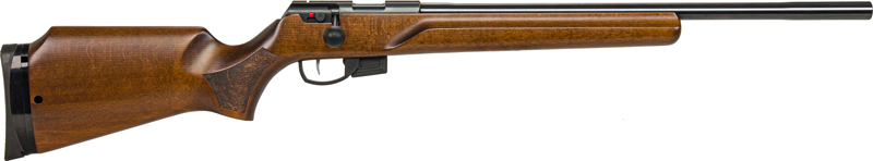 ANSCHUTZ 1761 HB MPR 22LR – 21.4″ BLUED/HARDWOOD 2-STG