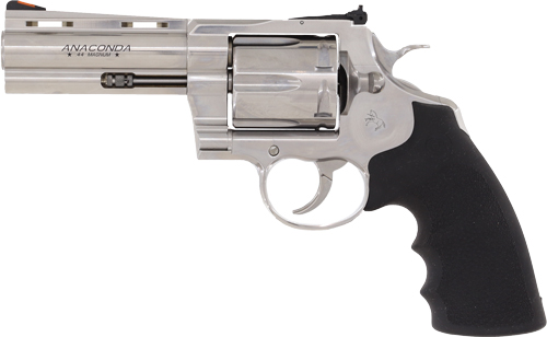 COLT ANACONDA 44MAG 4″ 6RD – STAINLESS RUBBER GRIPS