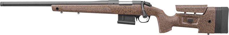BERGARA B14 HMR LH 308 WIN – BLACK CERA/BROWN MINI CHASSIS