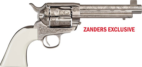 CIMARRON BAT MASTERSON 357MAG – PW FS 5.5″ ENGRAVED NICKEL