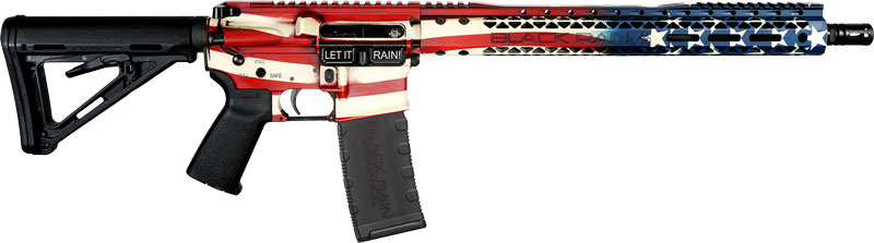 BLACK RAIN SPEC+ PATRIOT RIFLE – 5.56 16″ AMERICAN FLAG 30RD