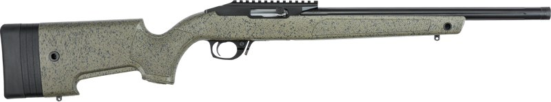 BERGARA BXR 22LR SEMI-AUTO – 16.5″ BLUED CERAKOTE/GREEN SYN