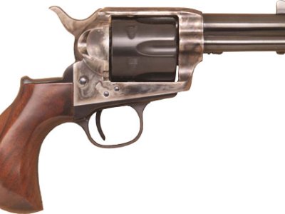 CIMARRON THUNDERER 44/40 WIN – FS 3.5″ CC/BLUED WLNT BIRDSHD