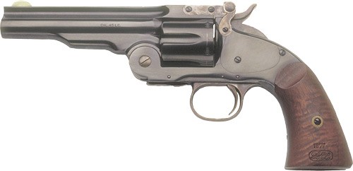 CIMARRON NO.3 SCHOFIELD 45LC – 5″ FS BLUED WALNUT