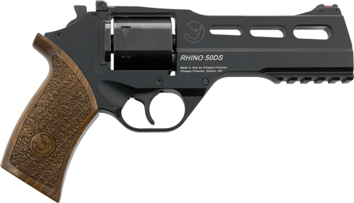 CHIAPPA RHINO 40SA 357MAG – 4″ ADJ. SIGHT NICKEL/WALNUT