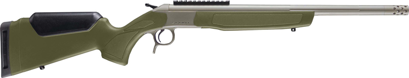 CVA SCOUT TD V3 45-70 22″ – STAINLESS/OD GREEN SYNTHETIC<