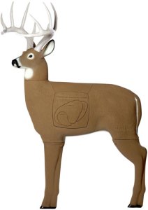 GLENDEL 3D BUCK TARGET 48″ W/4 – SIDED INSERT BROADHEAD RATED