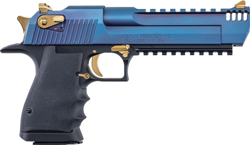 DESERT EAGLE L6 SERIES 357MAG – 6″ BLACK CARBO BLUE & PIC RAIL