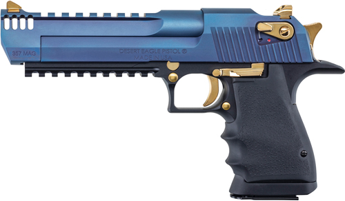 DESERT EAGLE L6 SERIES 44MAG – 6″ BLACK CARBO BLUE & PIC RAIL