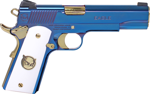 IVER JOHNSON EAGLE ULTRAMARINE – 1911 45ACP 8RD ULTRAMARINE PVD
