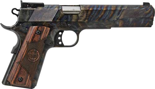 IVER JOHNSON EAGLE XL 45ACP – 6″ 8RD CASE COLORED WOOD