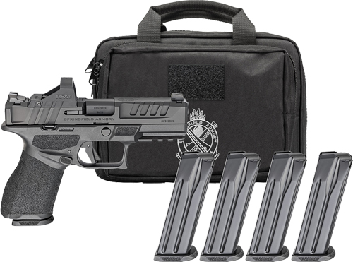 SPRINGFIELD ECHELON 9MM 4″ – COMPACT 10RD CA COMP GEAR PAC