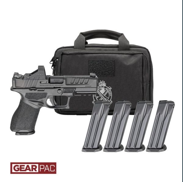 SPRINGFIELD ECHELON 9MM 4″ – COMPACT 10RD 4 MAGS GEAR PAC