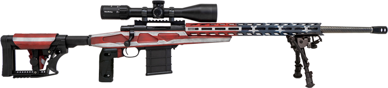 HOWA FLAG CHASSIS 308 USA FLG – WIN 24″ THREADED W/SCOPE